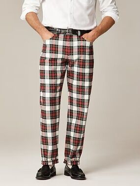 ❤️NWT J. Crew Stewart Tartan Men’s Pants - Holiday-maxxing! Sz.33/32